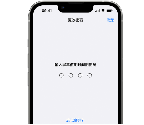 柞水iPhone屏幕维修分享iPhone屏幕使用时间密码忘记了怎么办 