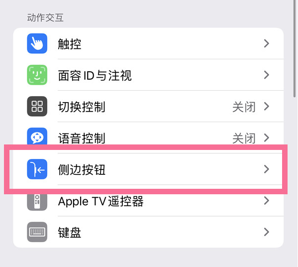 柞水苹果14维修店分享iPhone14 Plus侧键双击下载功能关闭方法 